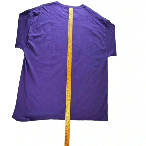 Knights Apparel MARDI GRAS Purple 100% Cotton XL Short Sleeve Shirt NWOT - Picture 8 of 9